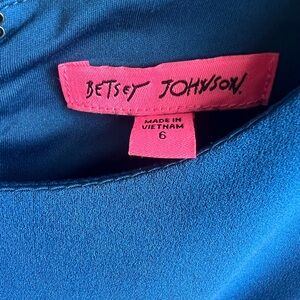 Royal Blue Betsey Johnson dress.